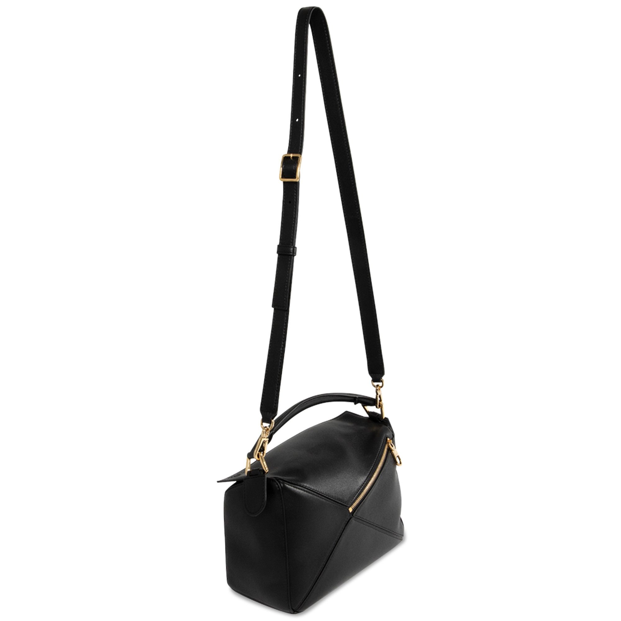Loewe Small Featherlight Puzzle Bag 'Black' - 2