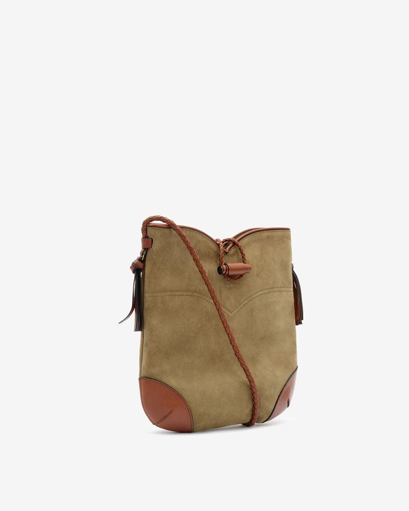TYAG SUEDE LEATHER SHOULDER BAG - 4
