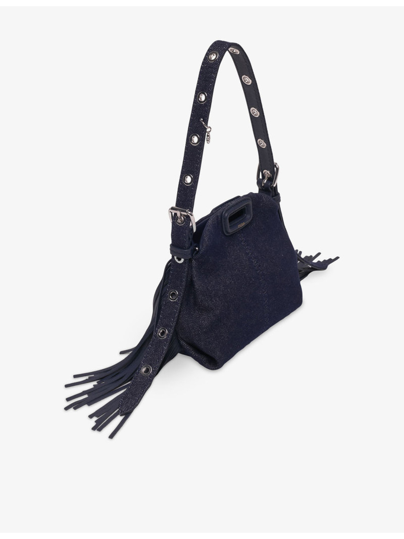 maje Miss M Micro Denim Bag outlook