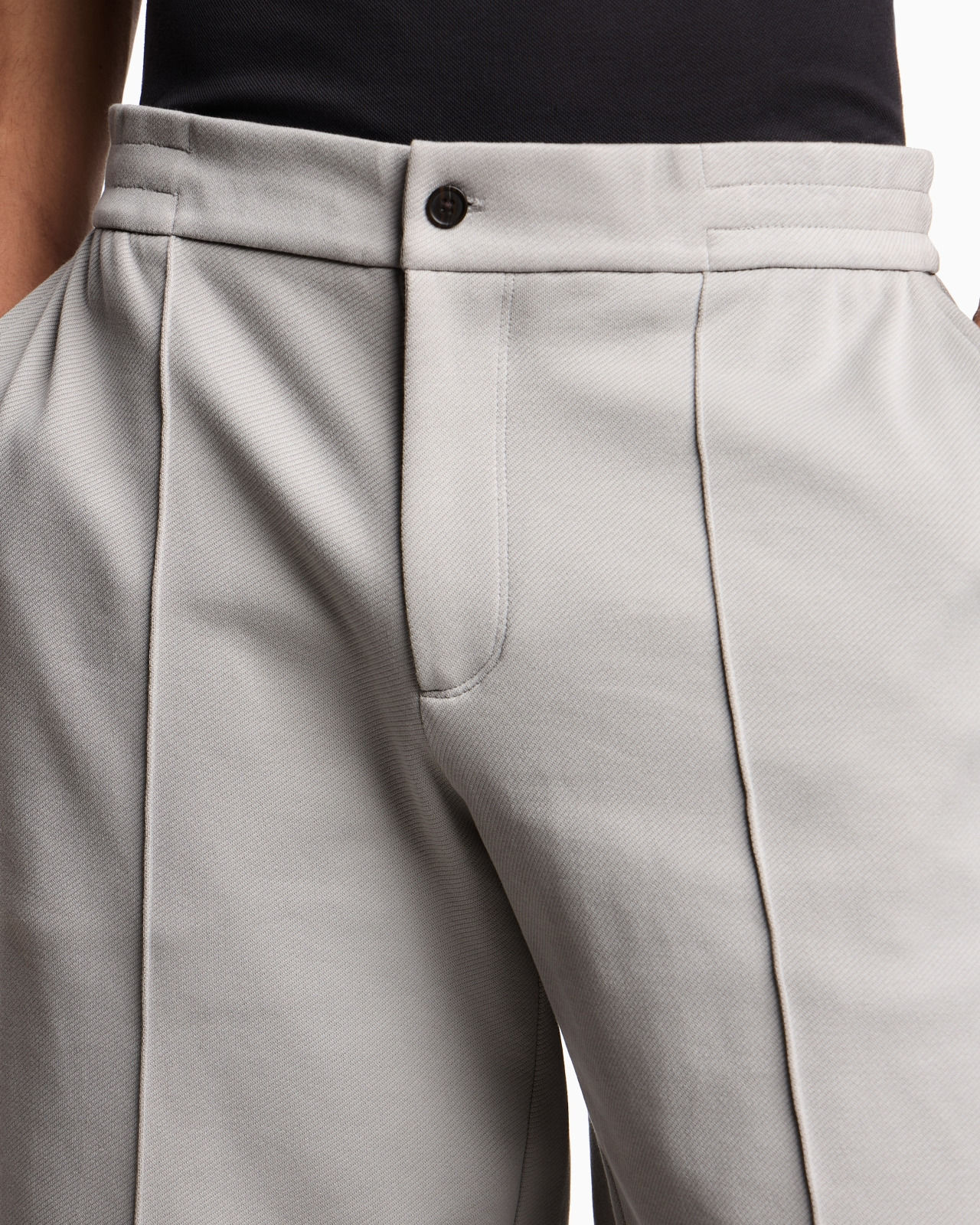 JERSEY BERMUDA SHORTS WITH RIBS - 5