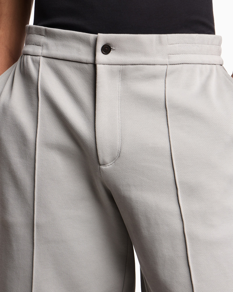 JERSEY BERMUDA SHORTS WITH RIBS 5