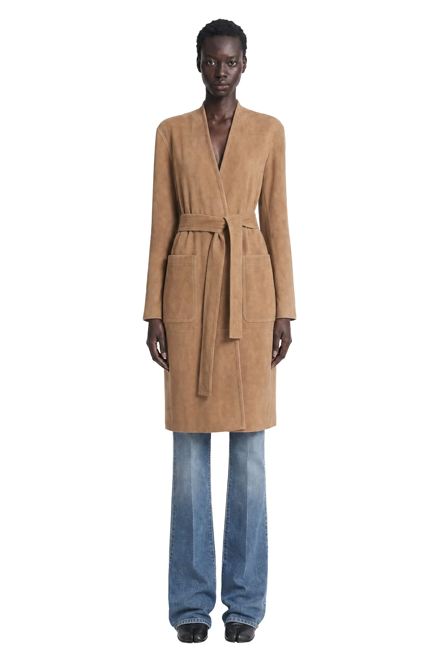 Suede Duster Coat - 1