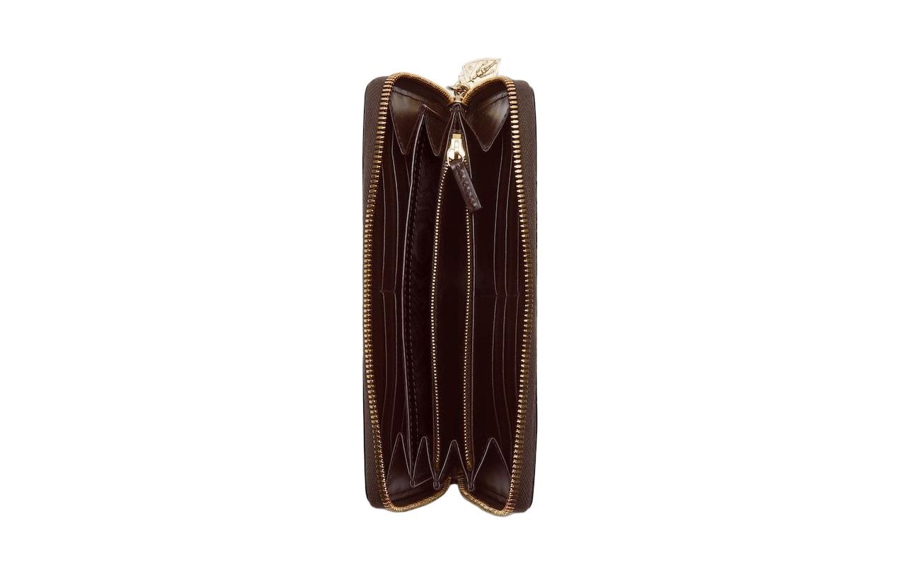 (WMNS) Gucci Luce Zip Around Wallet 'Beige Ebony Canvas' 790035-FADHW-9742 - 4