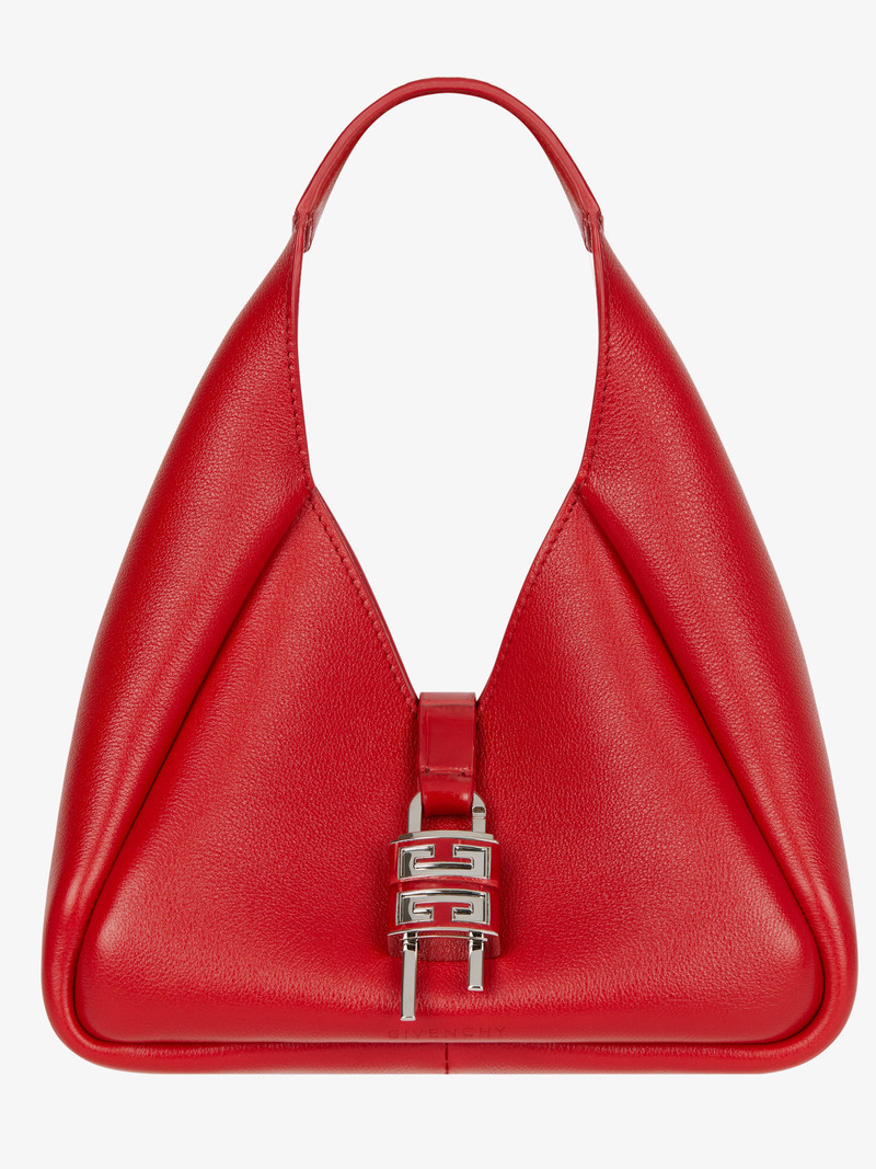 MINI G-HOBO BAG IN GRAINED LEATHER 6