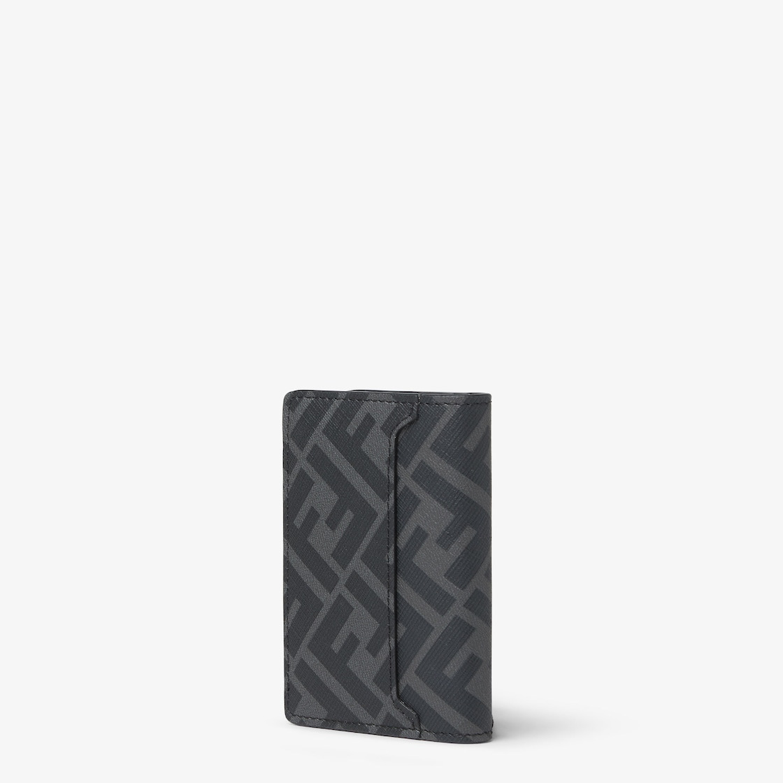 Compact bi-fold card holder with three inside card slots and one flat pocket inside and on the back. - 3