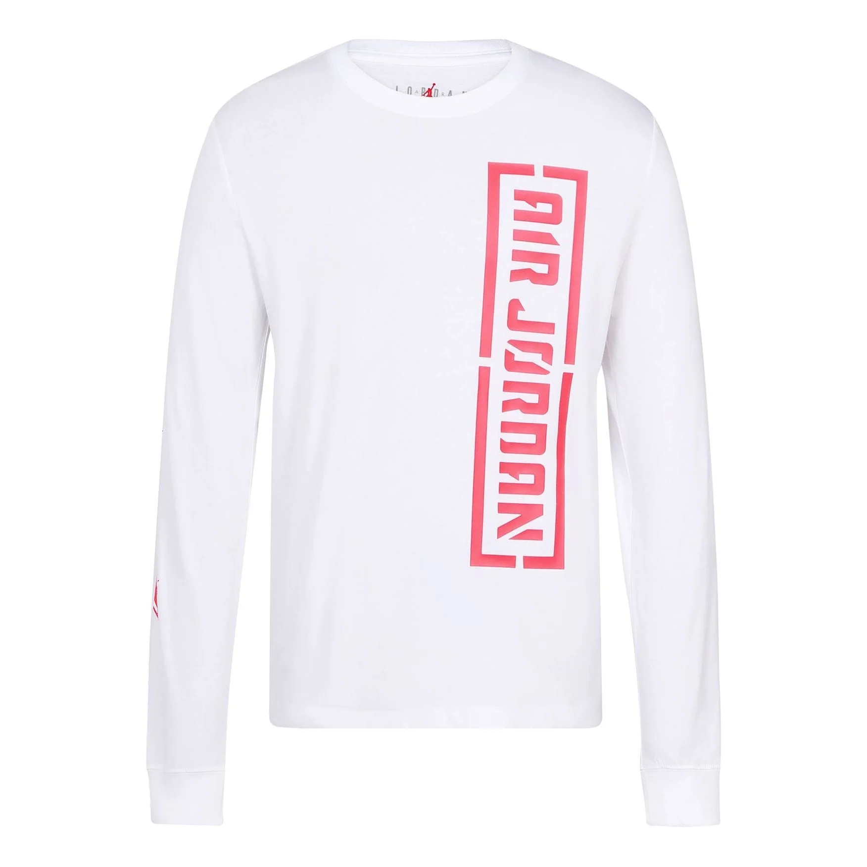 Air Jordan Wings Round Neck Basketball Sports Long Sleeves T-Shirt Men's White AT9071-100 - 1
