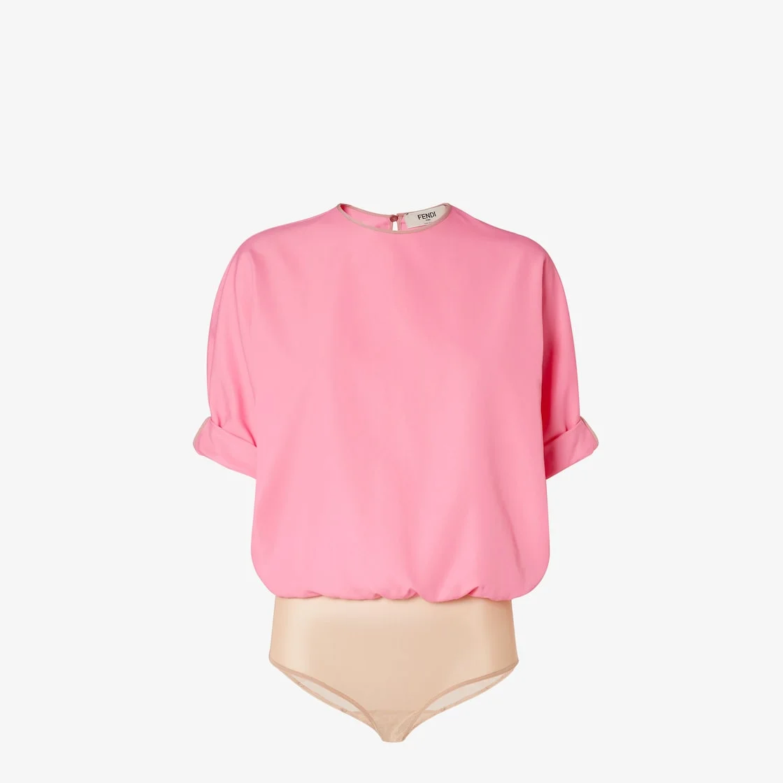 Bodysuit Pink technical viscose bodysuit - 1