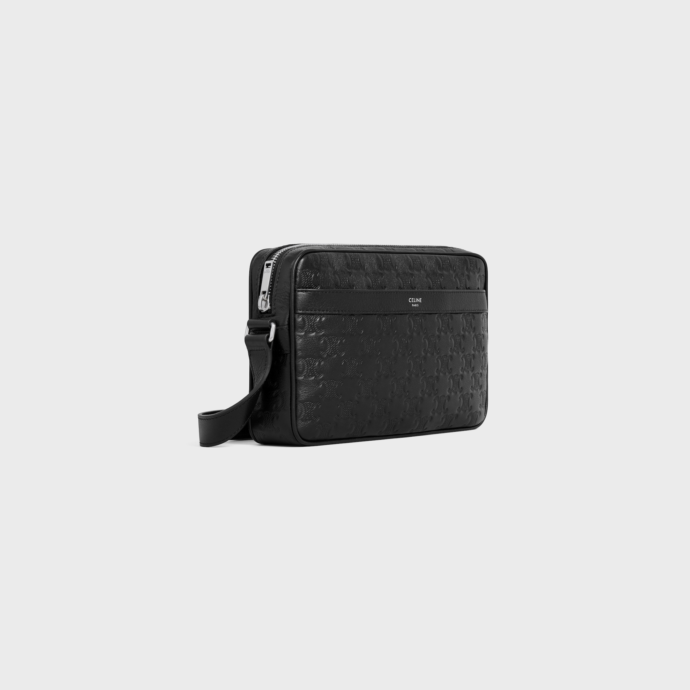 Medium messenger in Calfskin with triomphe embossed - 2