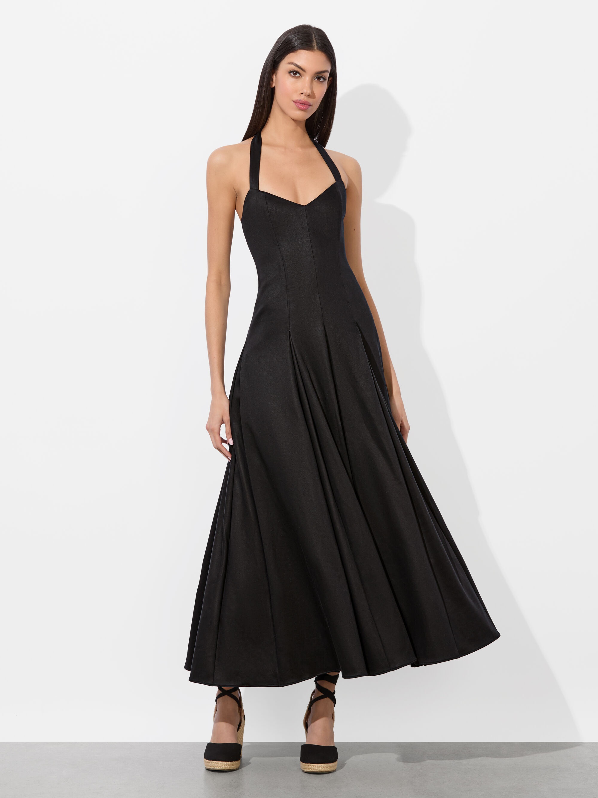 ISABELLE FLARED MIDI DRESS - 5