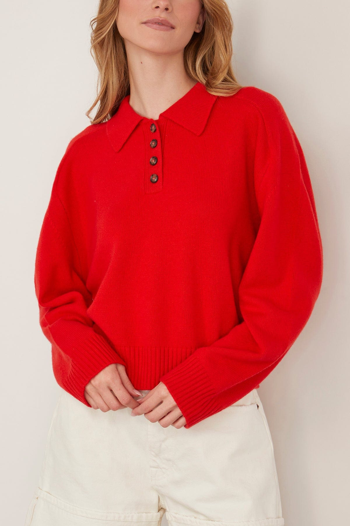 Homere Sweater in Tomato - 3