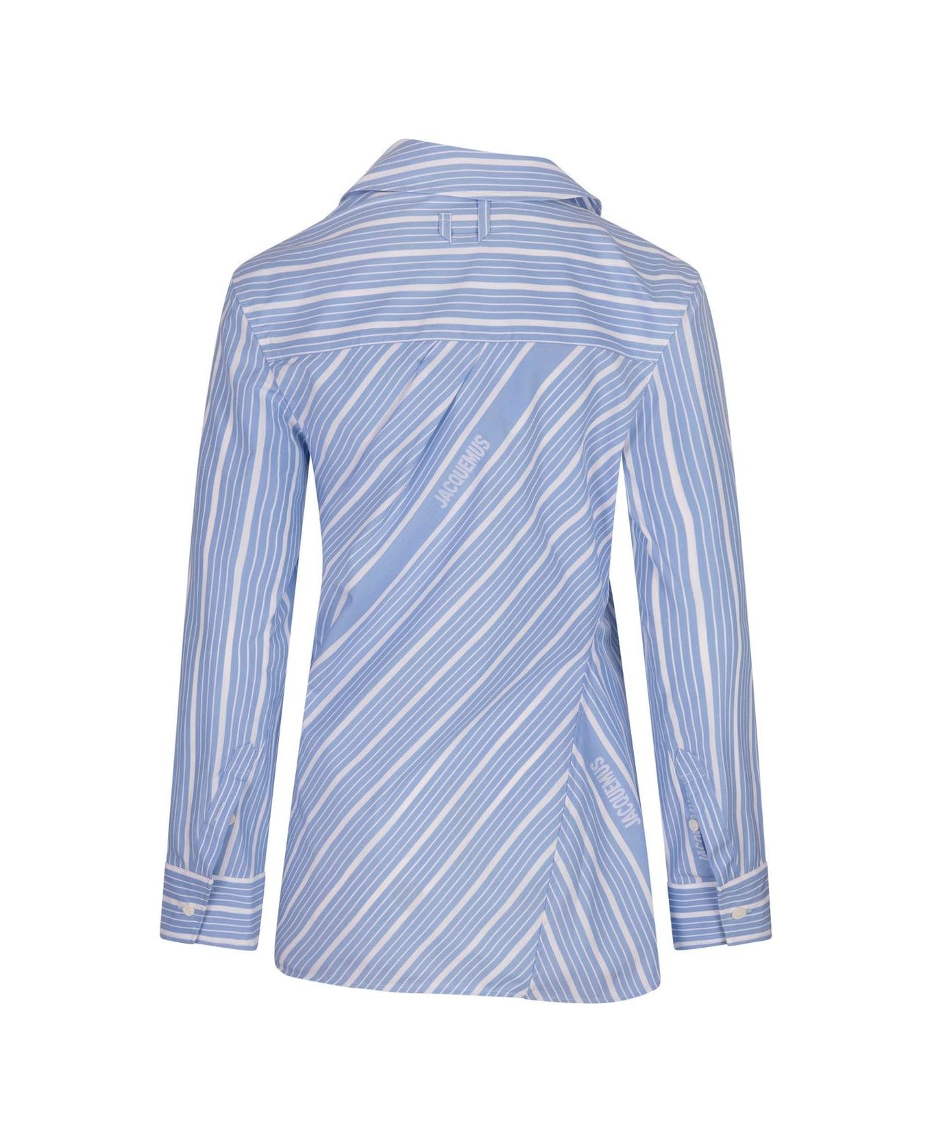 La Chemise Pablo Asymmetric Striped Shirt - 2