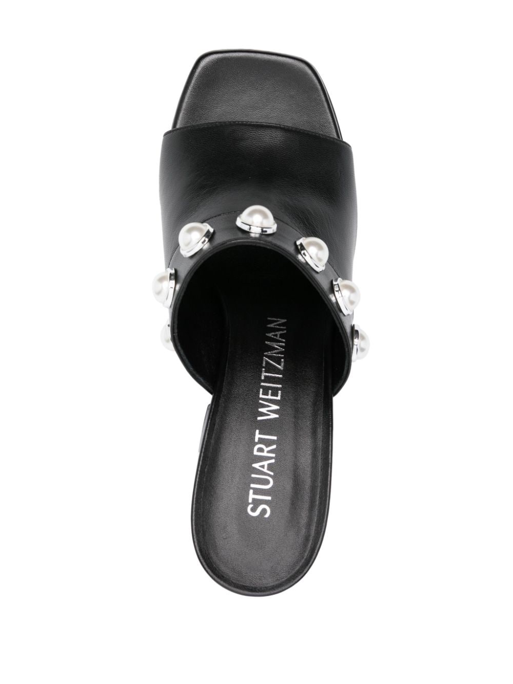 Portia 85mm leather mules - 4