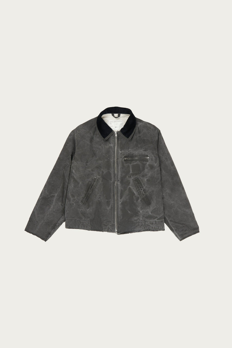 Worker Jacket - Black Vintage Wash 1
