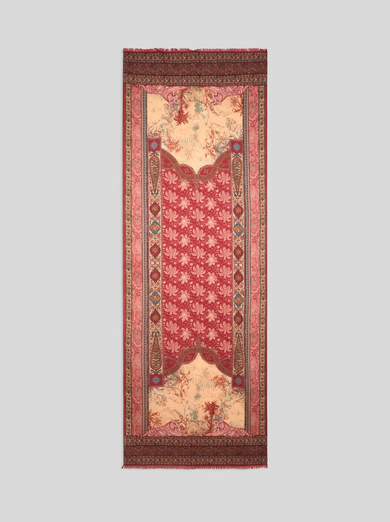 Etro WOOL AND SILK SCARF WITH DESIGN outlook