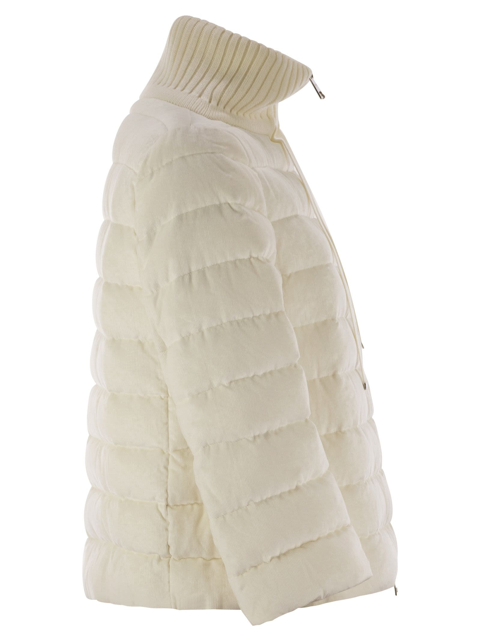 Herno Women Resort Hood In Dusty Velvet - 3
