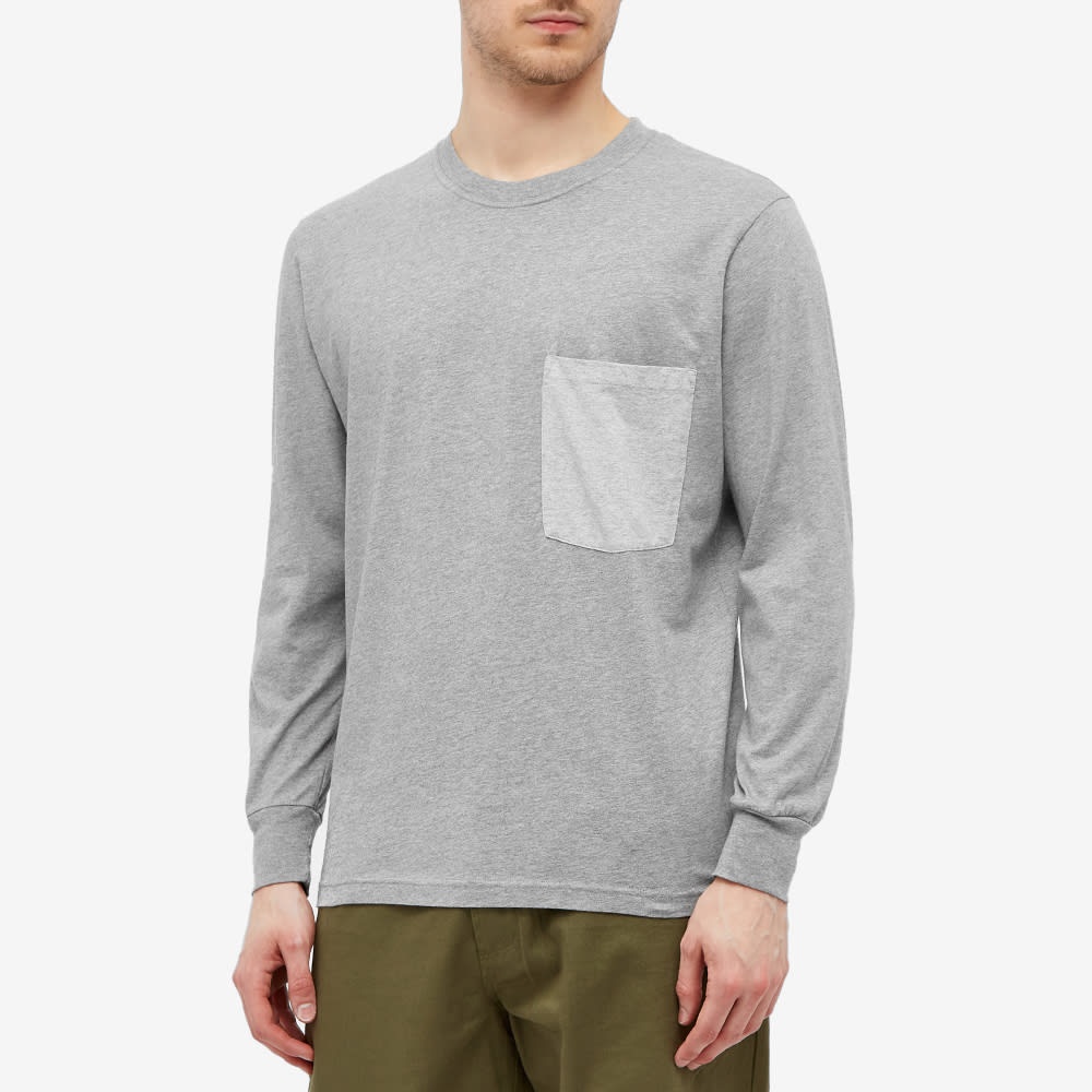 Universal Works Long Sleeve Pocket Tee - 4