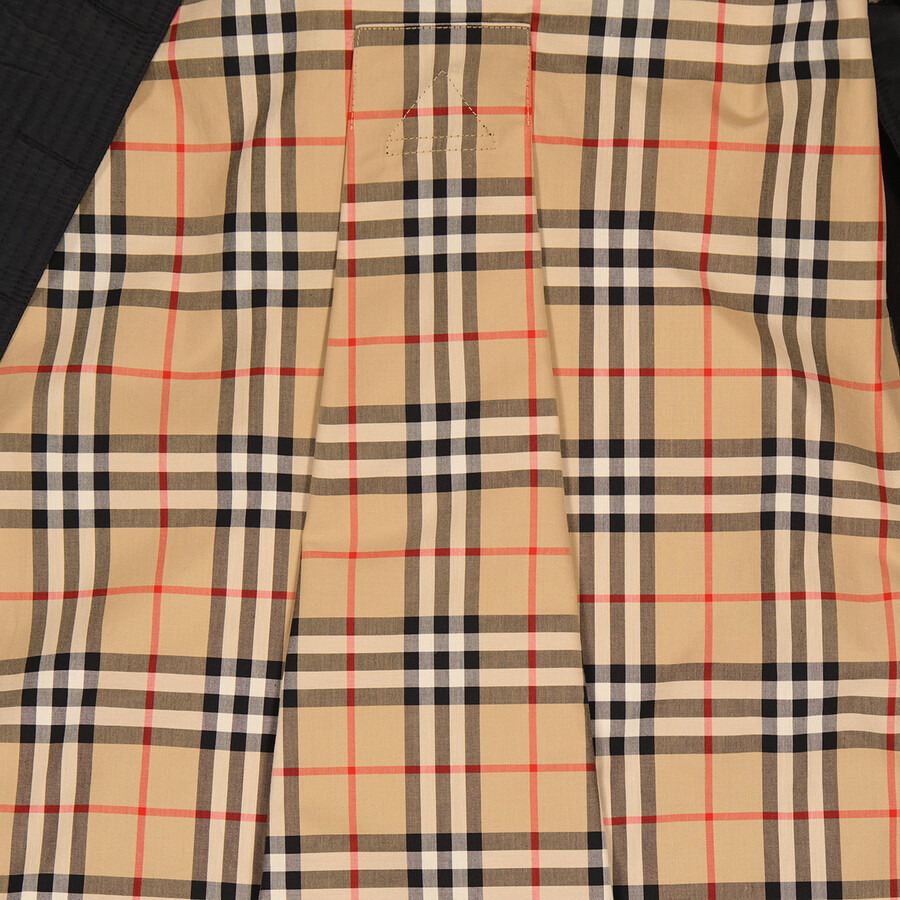 Burberry Ladies Quilted Nylon And Cotton Coat With Detachable Hood - 7