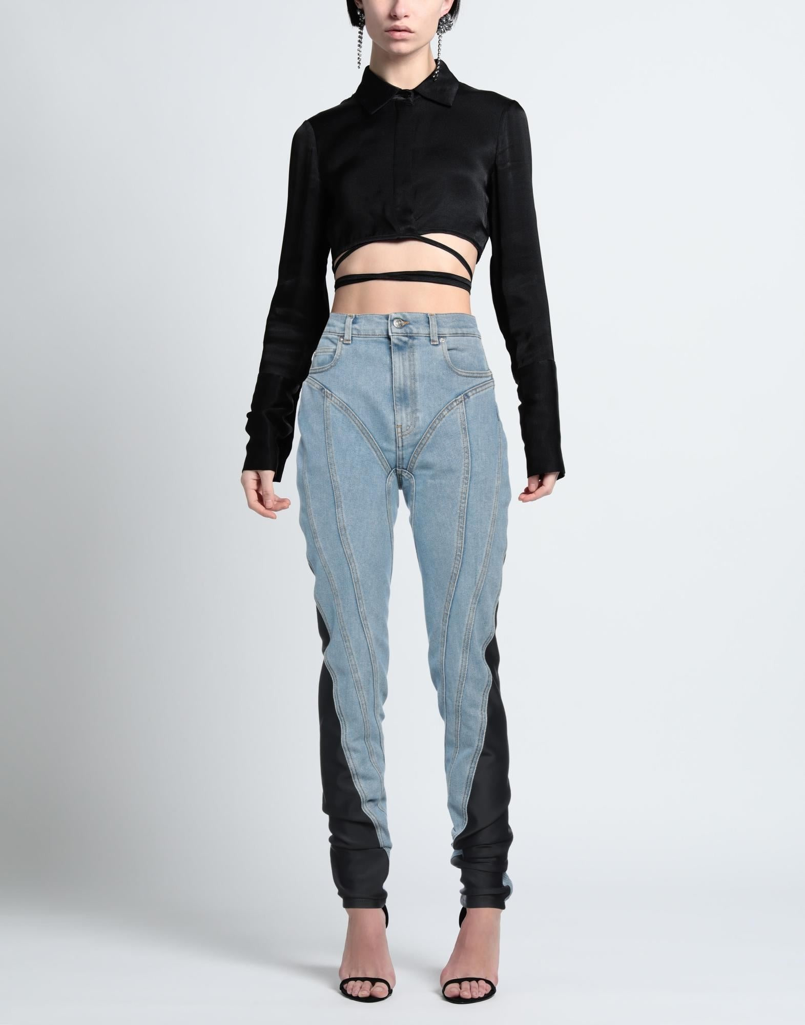 Blue Women's Denim Pants - 2