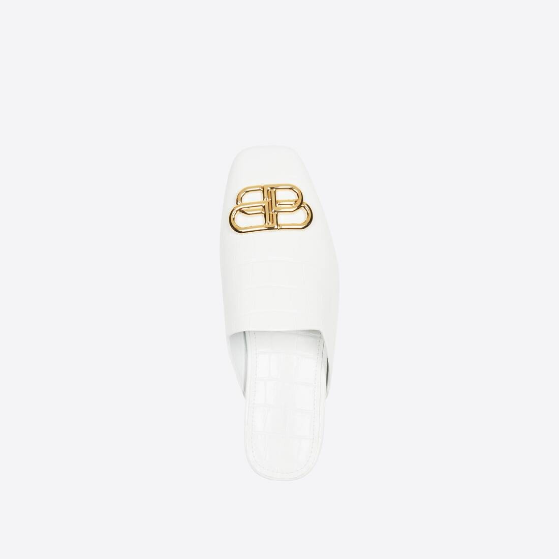Women's Cosy Bb Mule in White/gold - 4