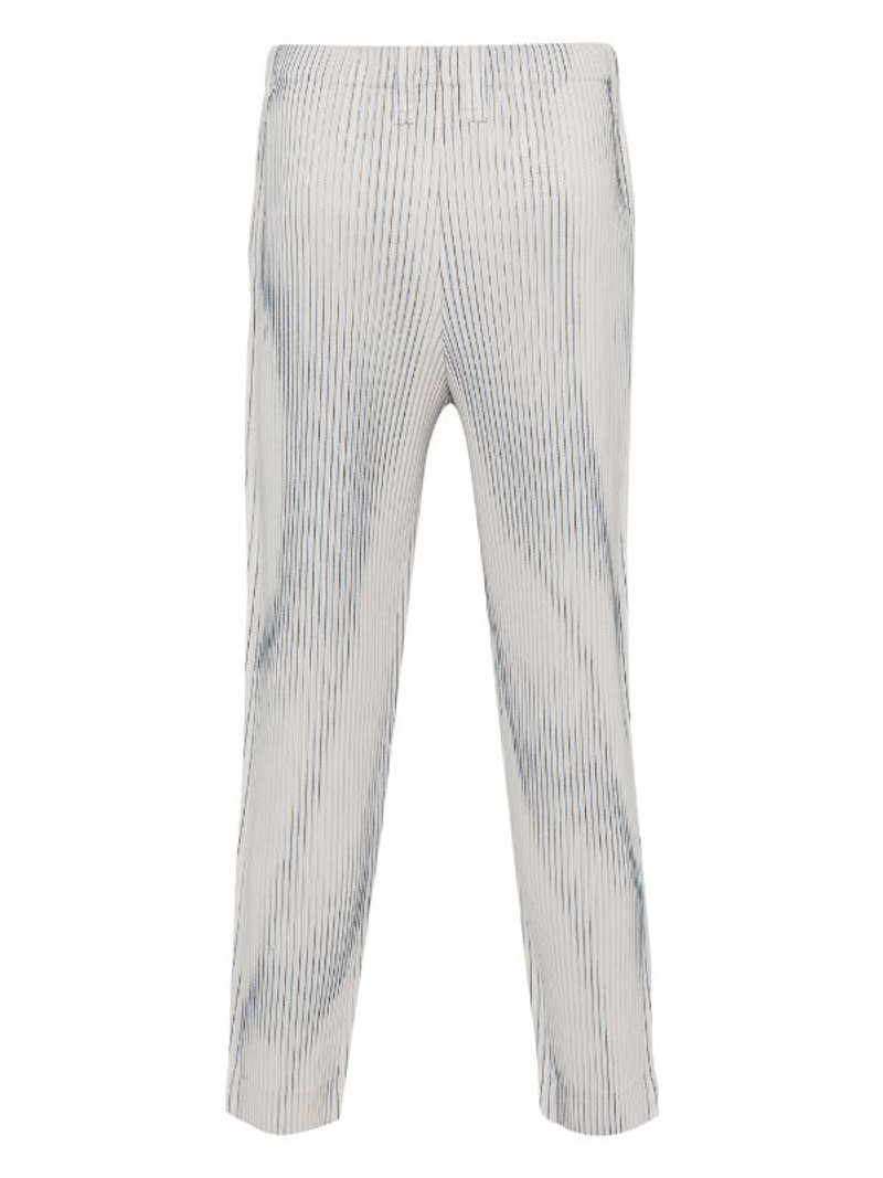 ISSEY MIYAKE TWEED PLEATS PANTS - GREY/BLACK/BLUE outlook