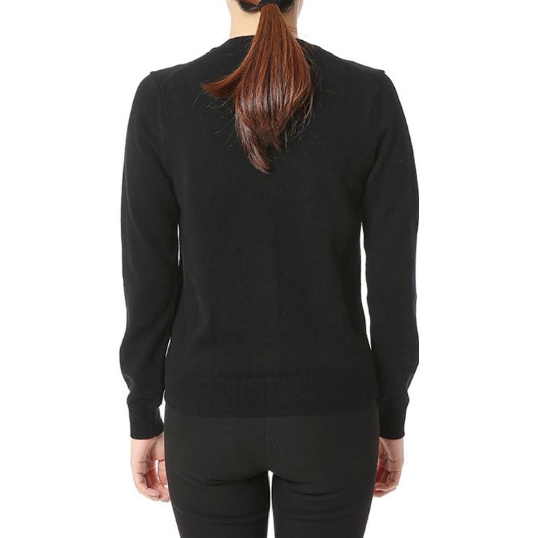 COMME des GARCONS PLAY Cardigan Invader Emblem 'Black' AZ-N084-051-1 - 3