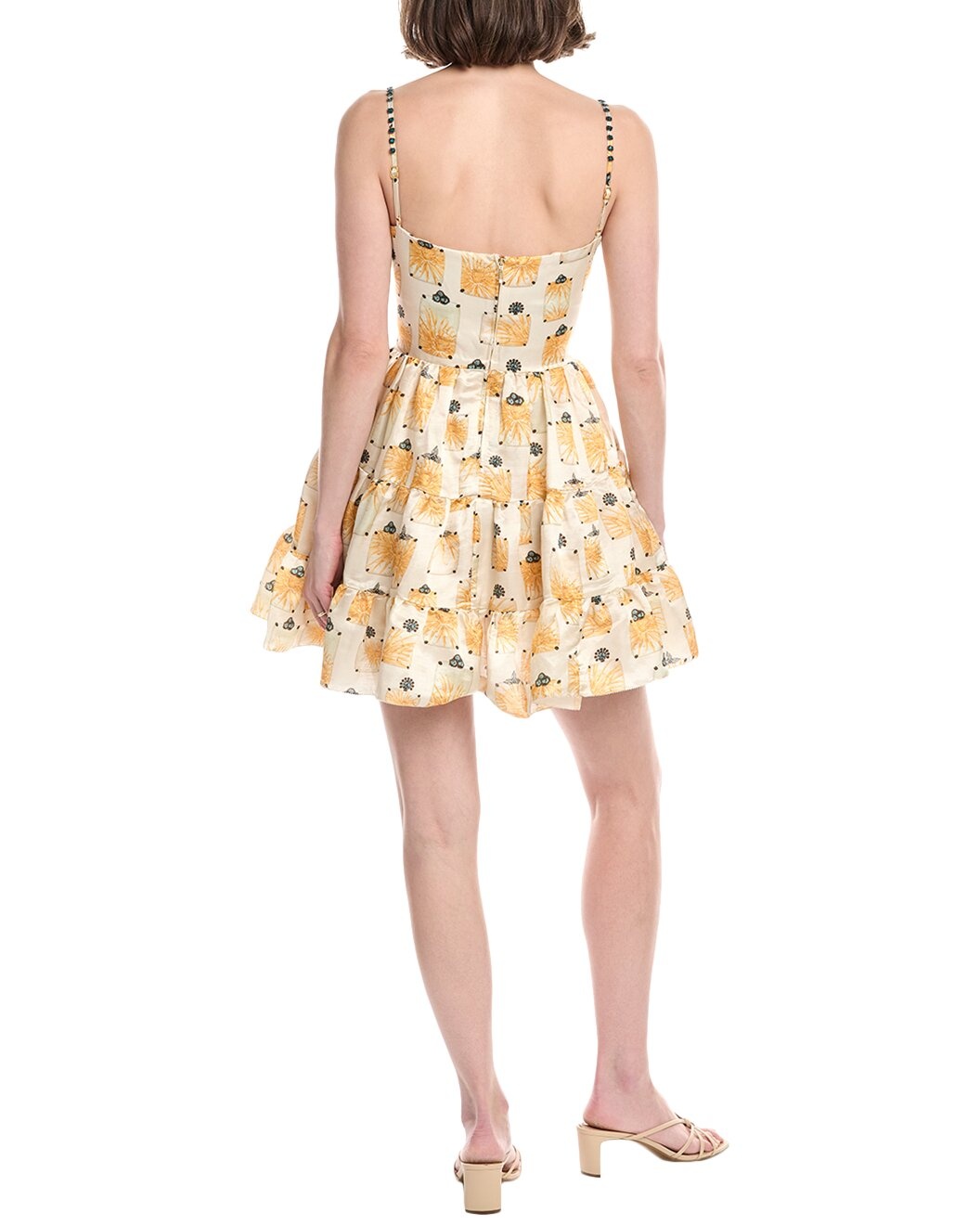 Agua by Agua Bendita Bisuteria Linen & Silk-Blend Mini Dress - 2