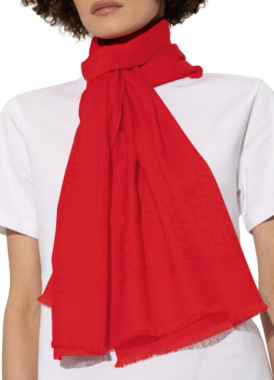 FERRAGAMO Monogrammed scarf outlook