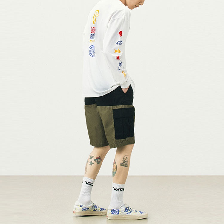 Vans Unisex Printing Round-neck Swea White VN0A5F3MWHT - 5