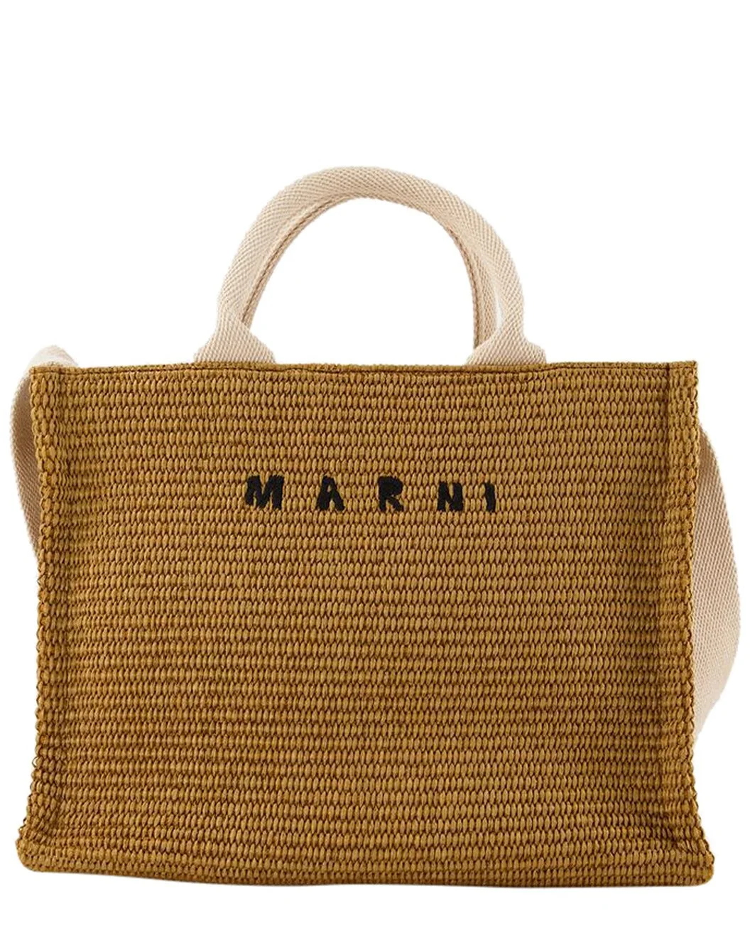 Marni Cotton Small Basket Shopper Bag , Never Carried (Authentic Pre-Loved) - 1