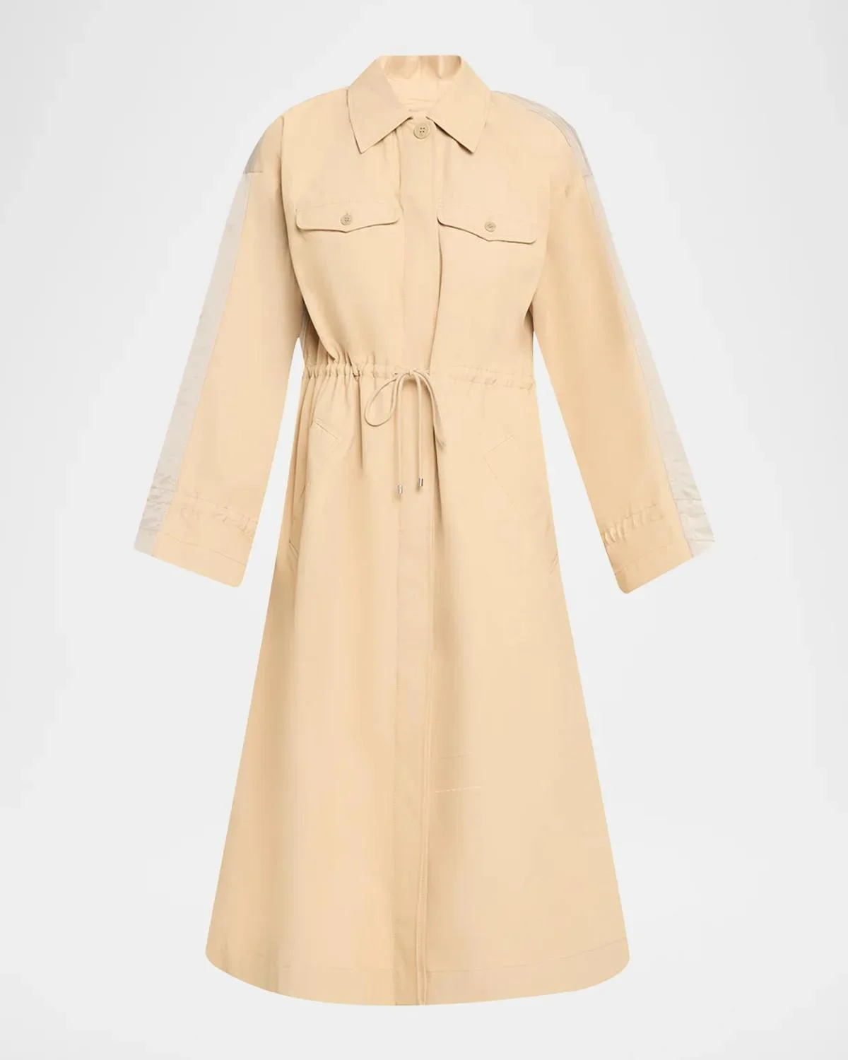 Combo Blouson Trench Coat - 1