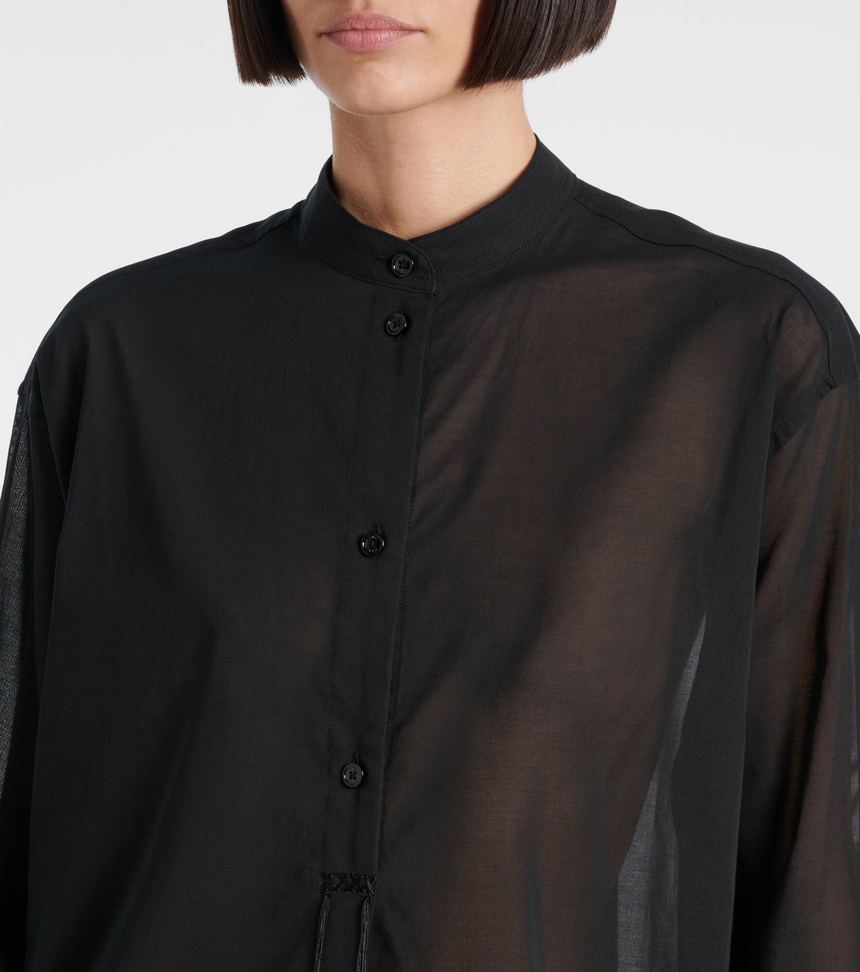 Oversized cotton shirt - 4