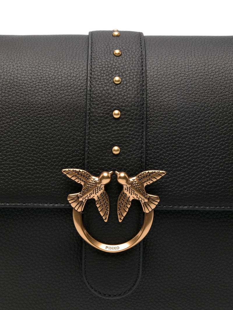 PINKO Pinko  Love One Leather Shoulder Bag outlook