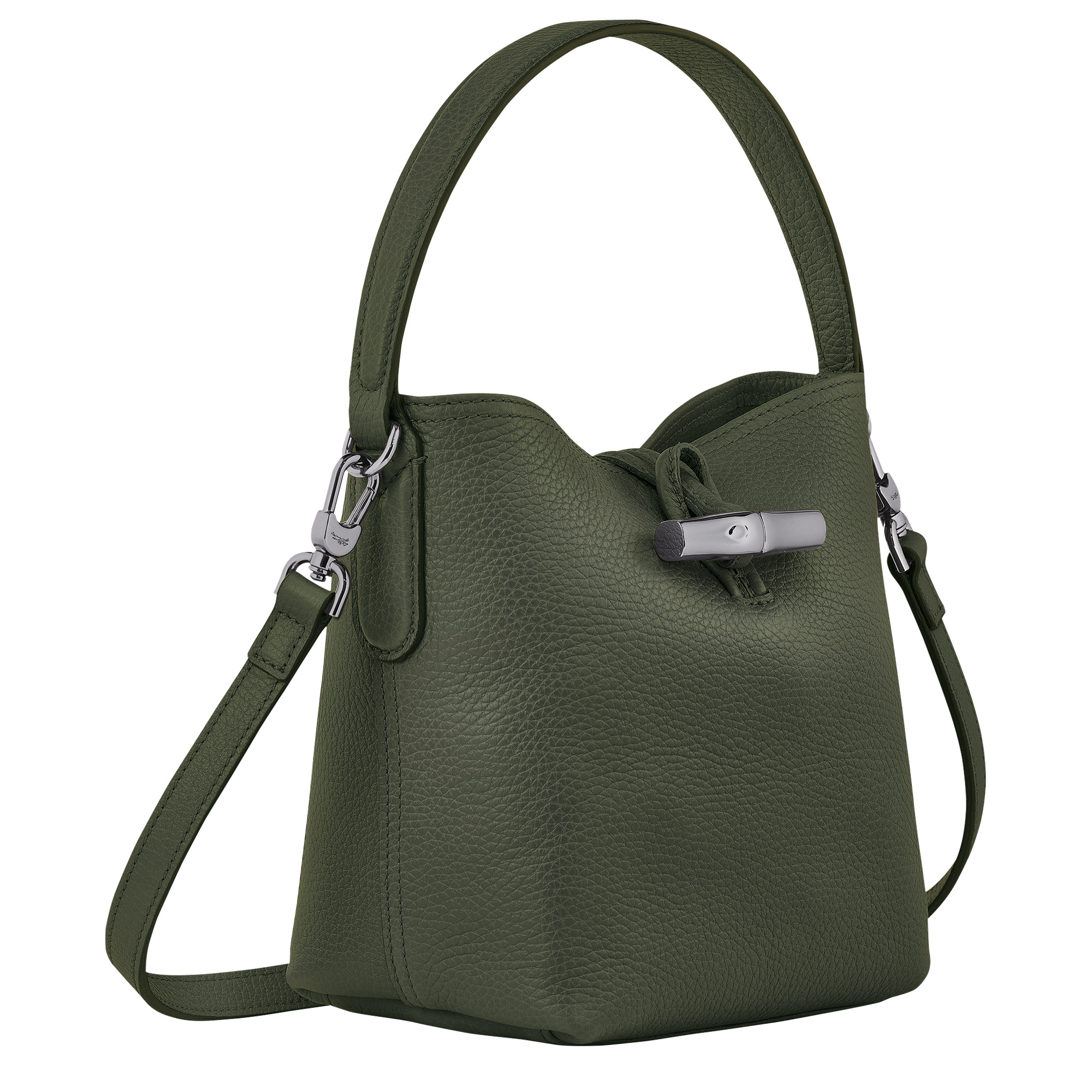 Roseau Essential XS Bucket bag Khaki - Leather - 3