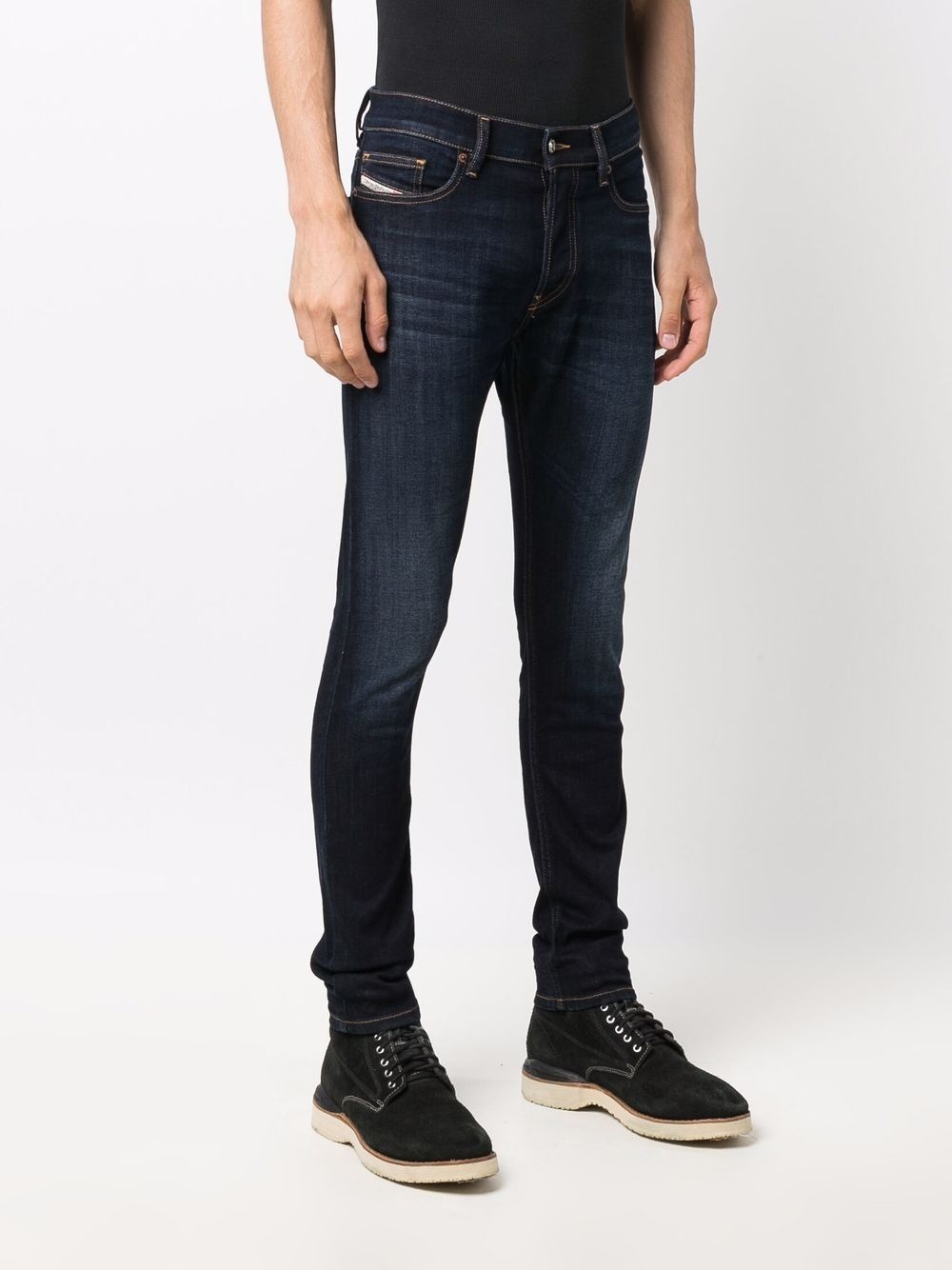 slim-fit denim jeans - 3