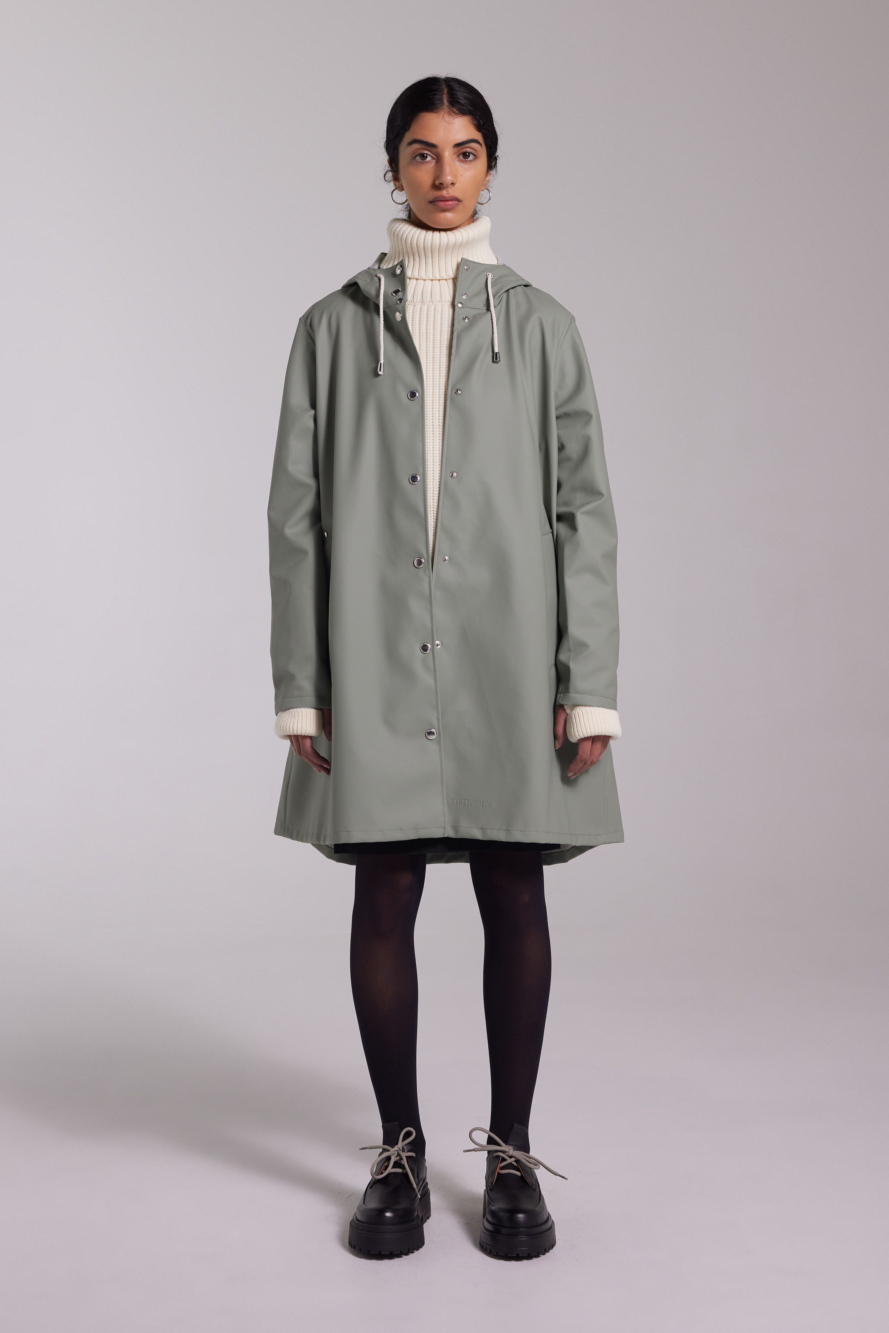 Mosebacke Lightweight Raincoat Khaki Green - 2