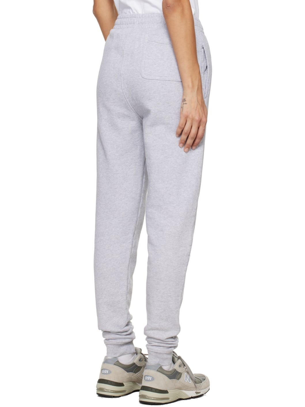 Gray Fox Head Sweatpants - 3