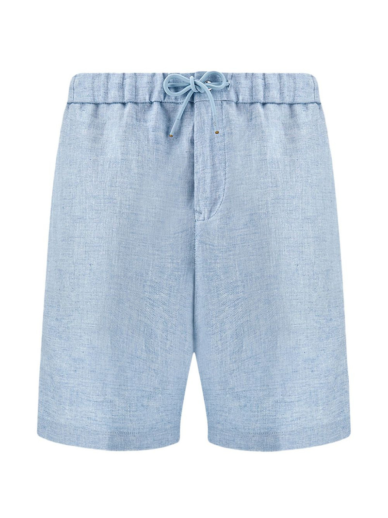 drawstring linen bermuda shorts 1