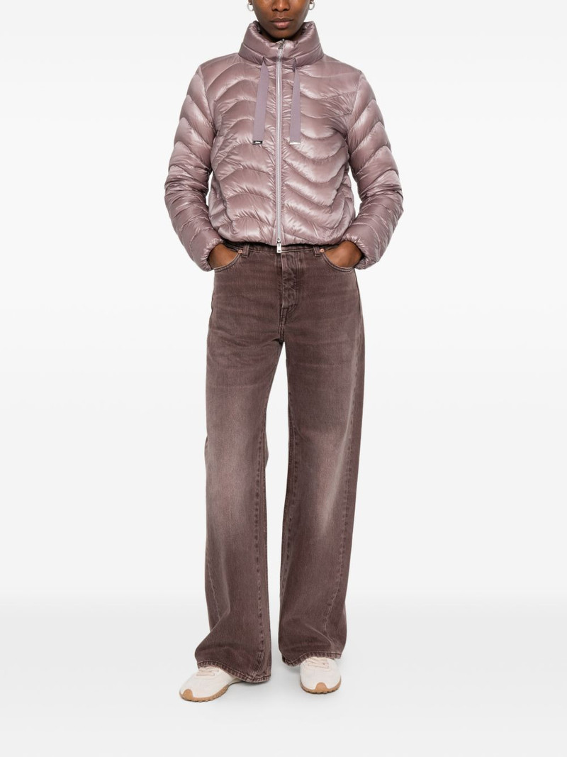 Herno quilted zip-up jacket outlook