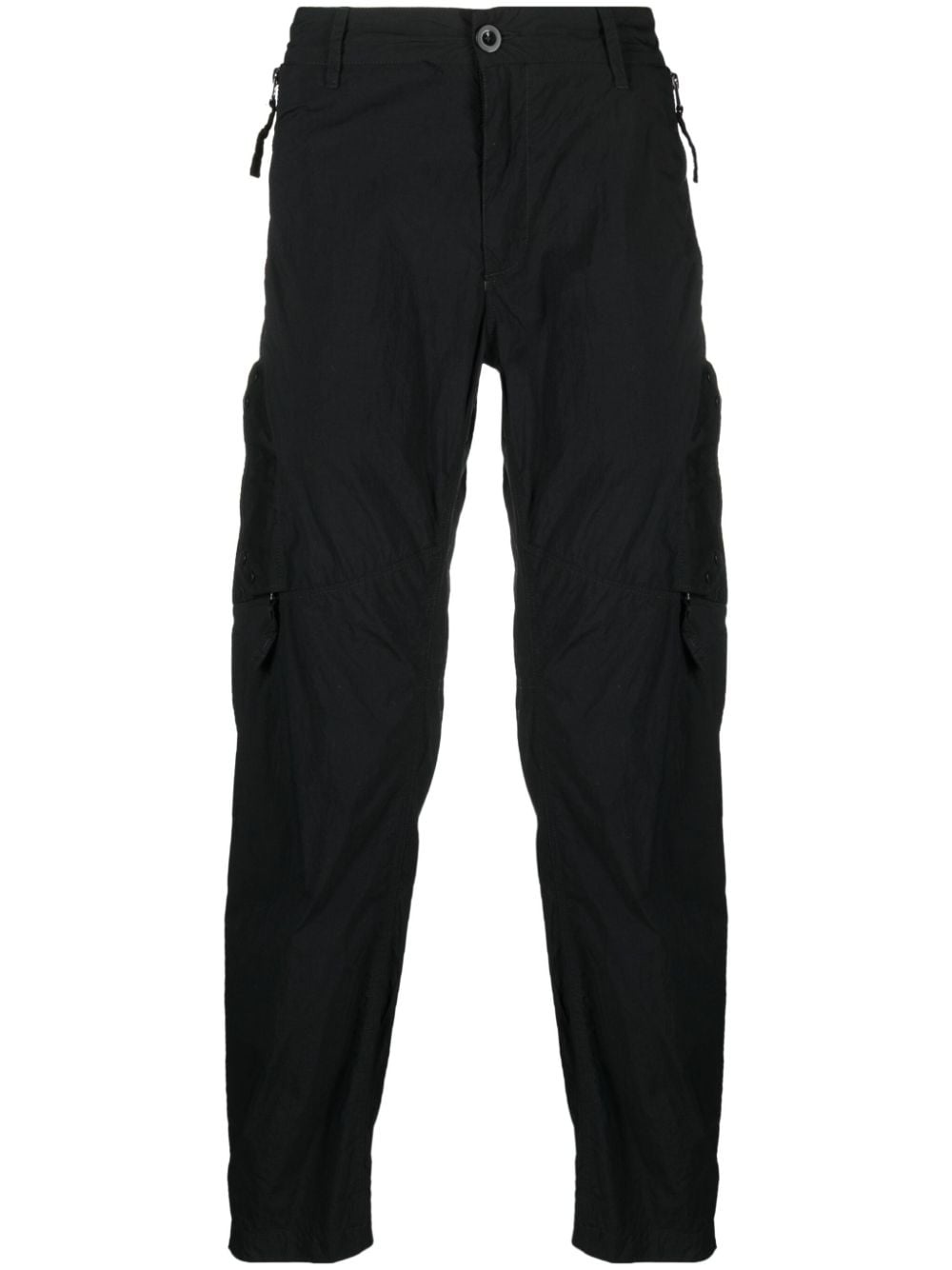 mid-rise cargo trousers - 1
