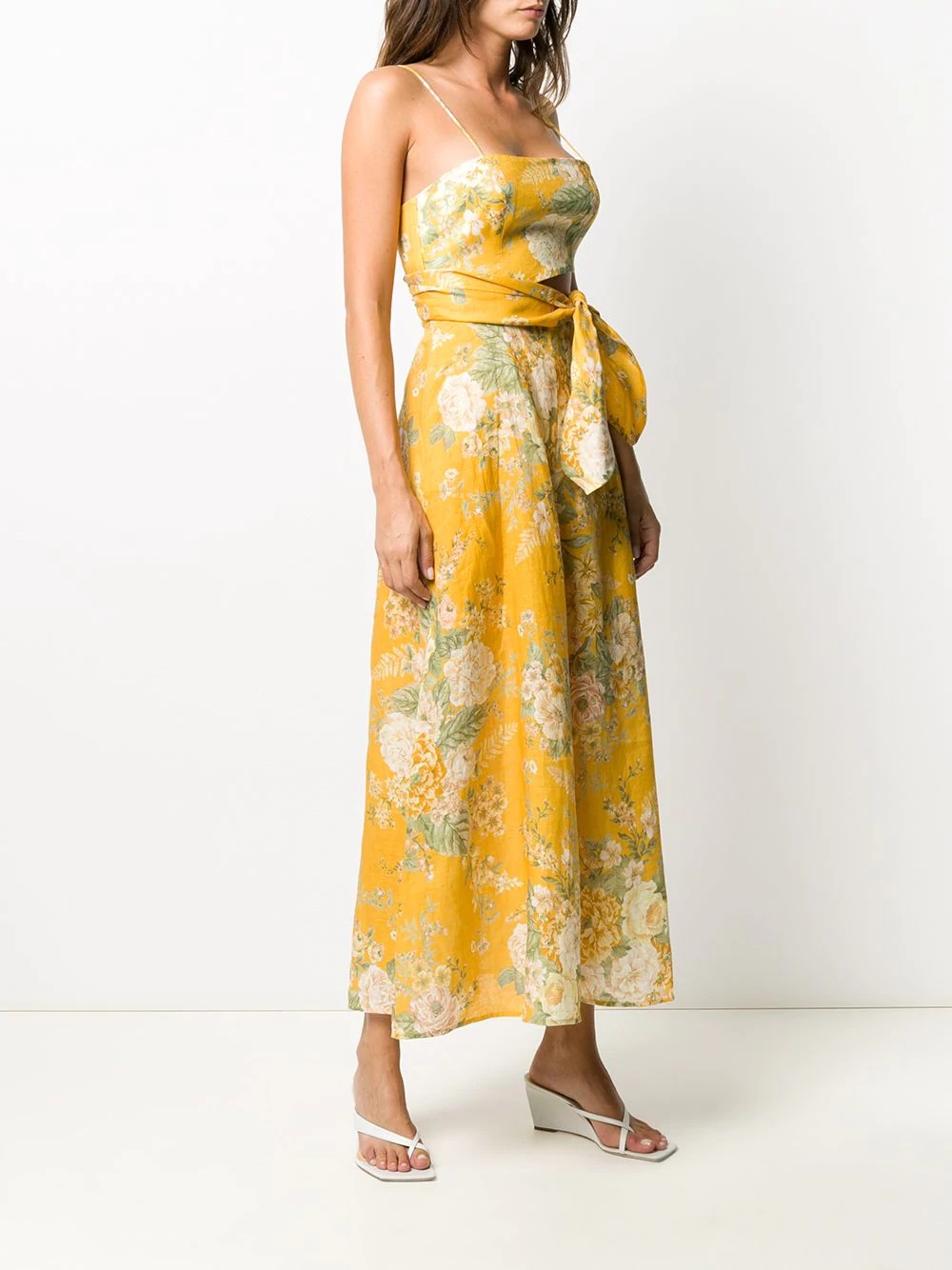 Dame floral flared midi dress - 3