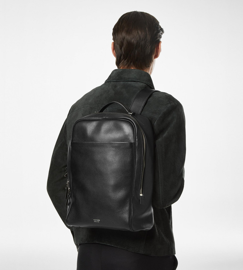 GRAIN LEATHER MINIMAL BACKPACK 5