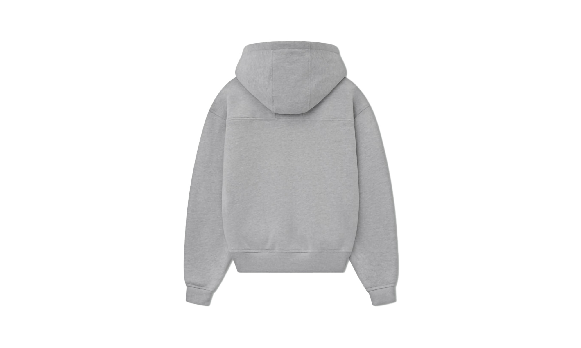 Classique Full-Zip Hoodie "Heather Grey" - 2
