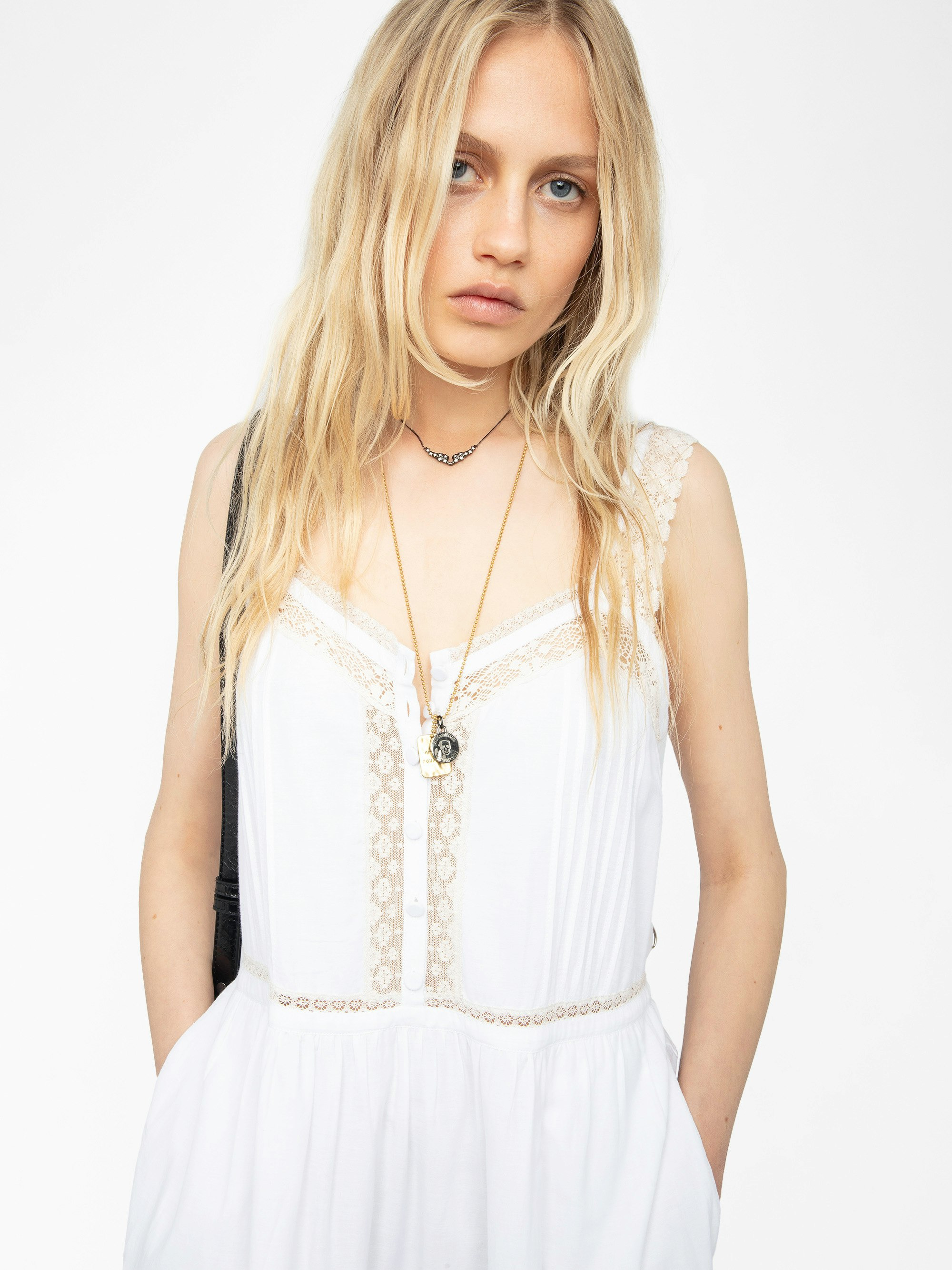 Relite Long Lingerie Style Dress - 6