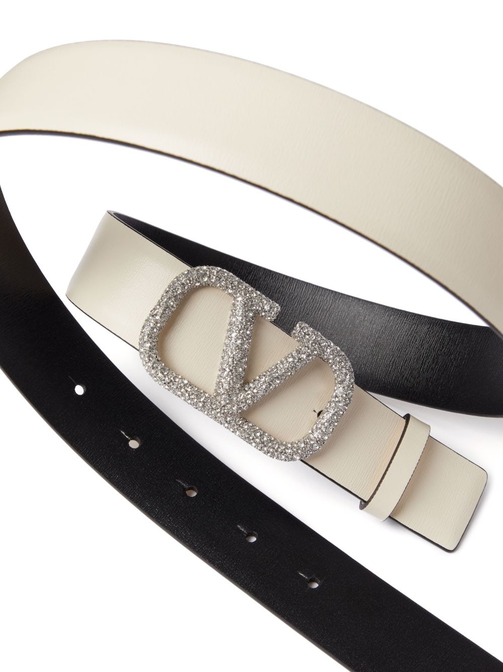 VLogo Signature leather belt