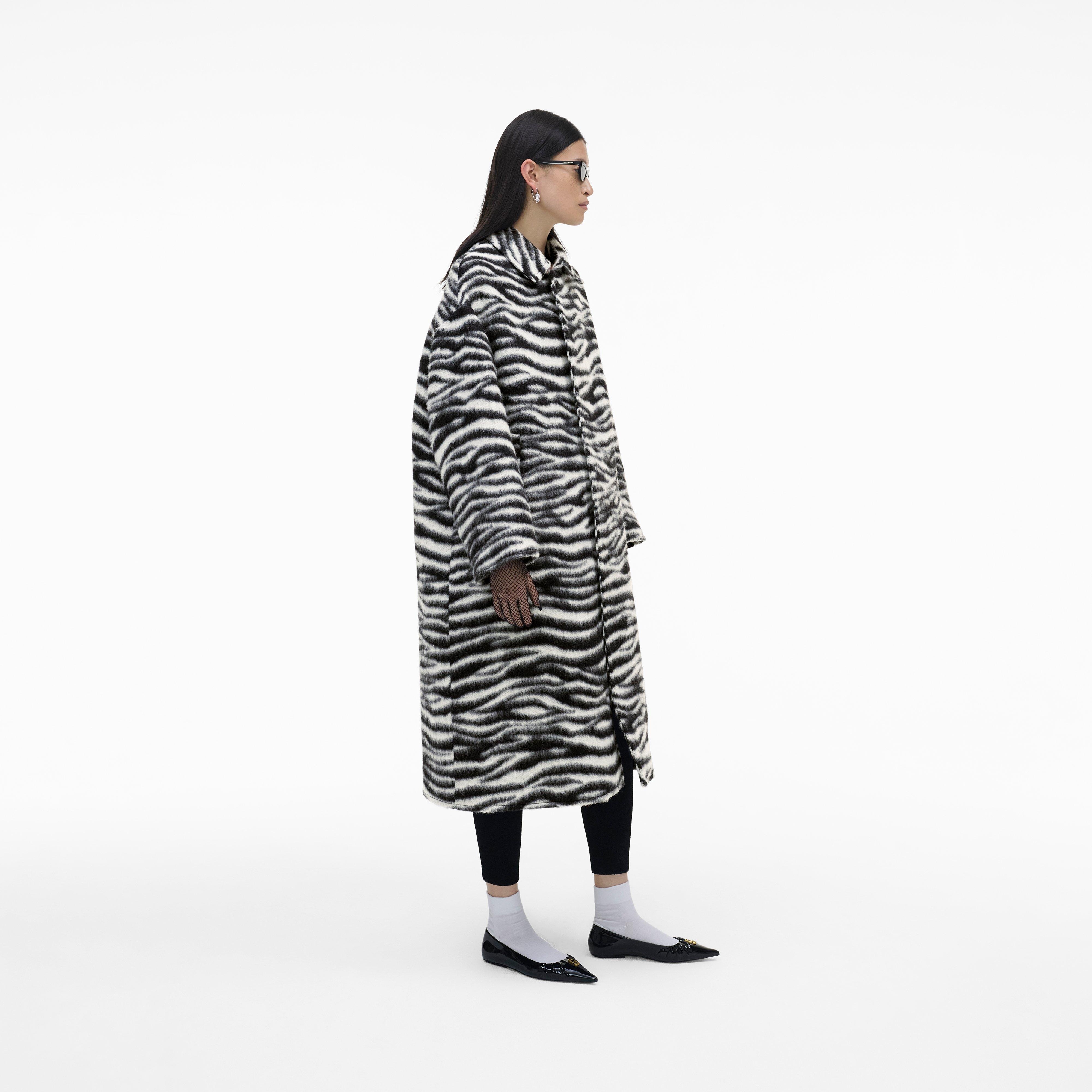 THE ZEBRA BRUSHED COAT - 4