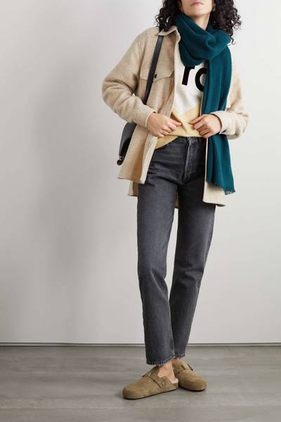 Isabel Marant Étoile Faxon oversized brushed wool-blend jacket outlook