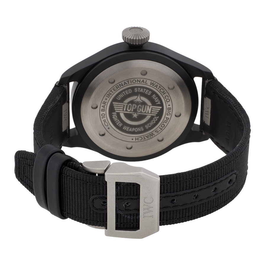 IWC Big Pilots 43 Top Gun Automatic Black Dial Men's Watch IW329801 - 3