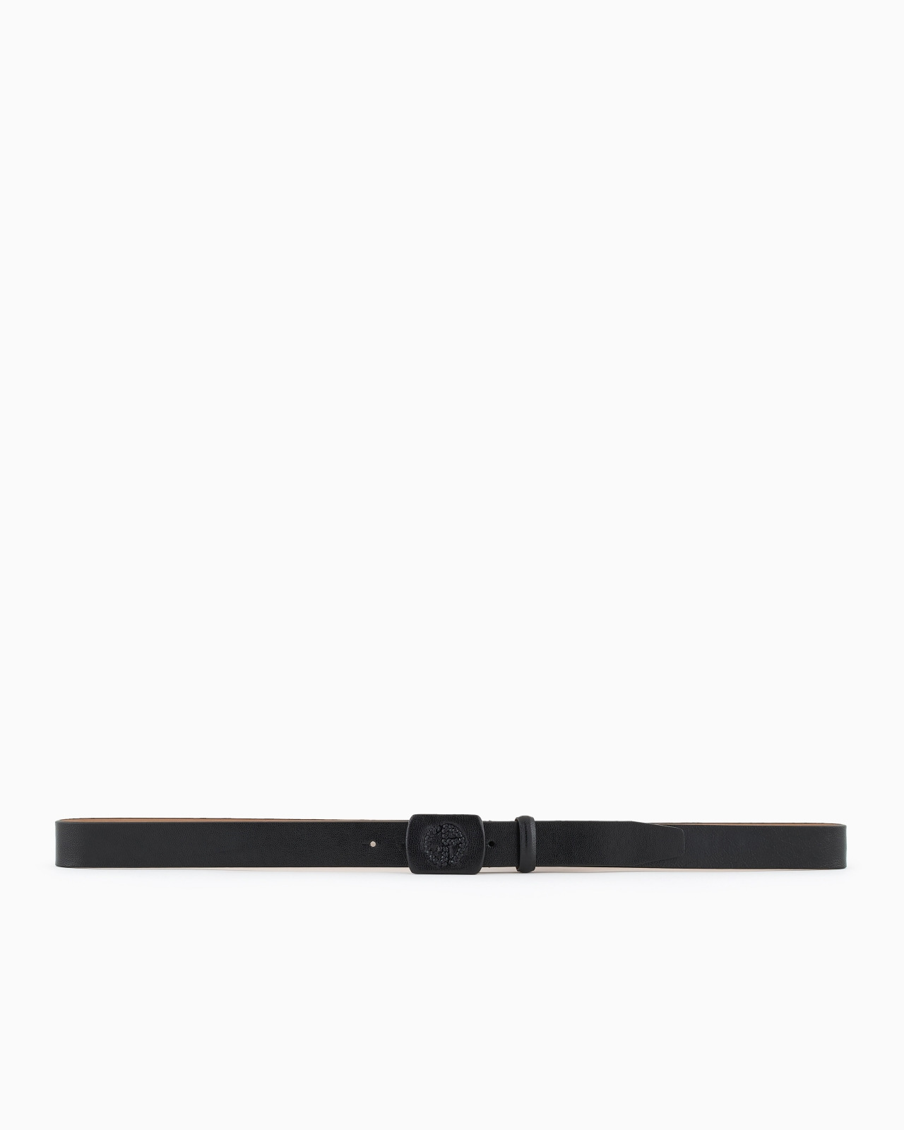 Vintage-effect leather belt - 3