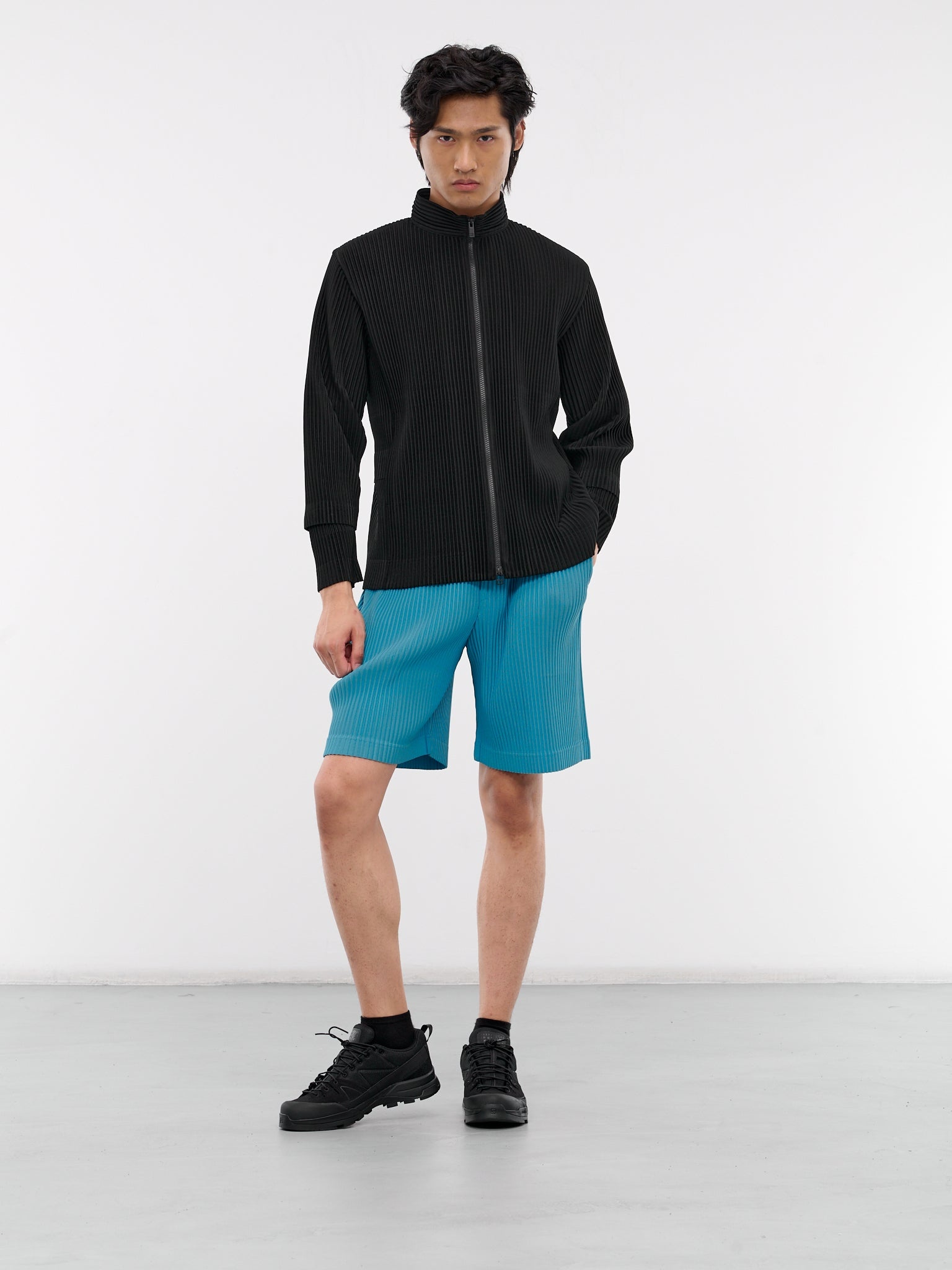 Colorful Pleats Shorts - 6