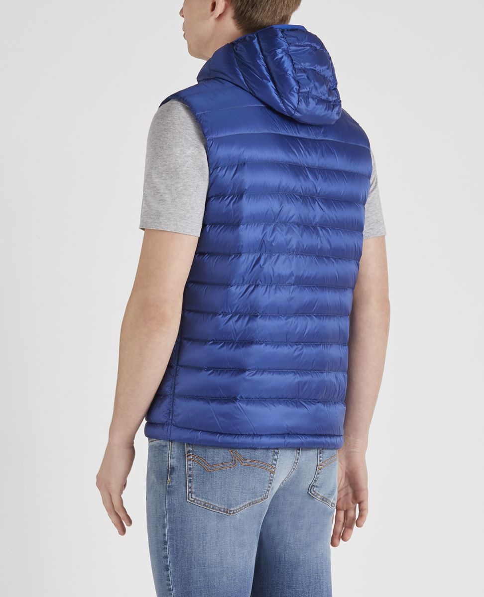 Ultralight down vest with detachable hood - 2